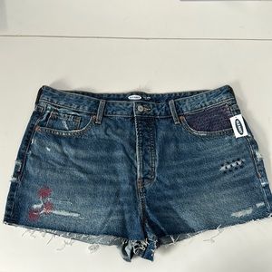 BNWT Old Navy OG jean denim short high-rise size 16